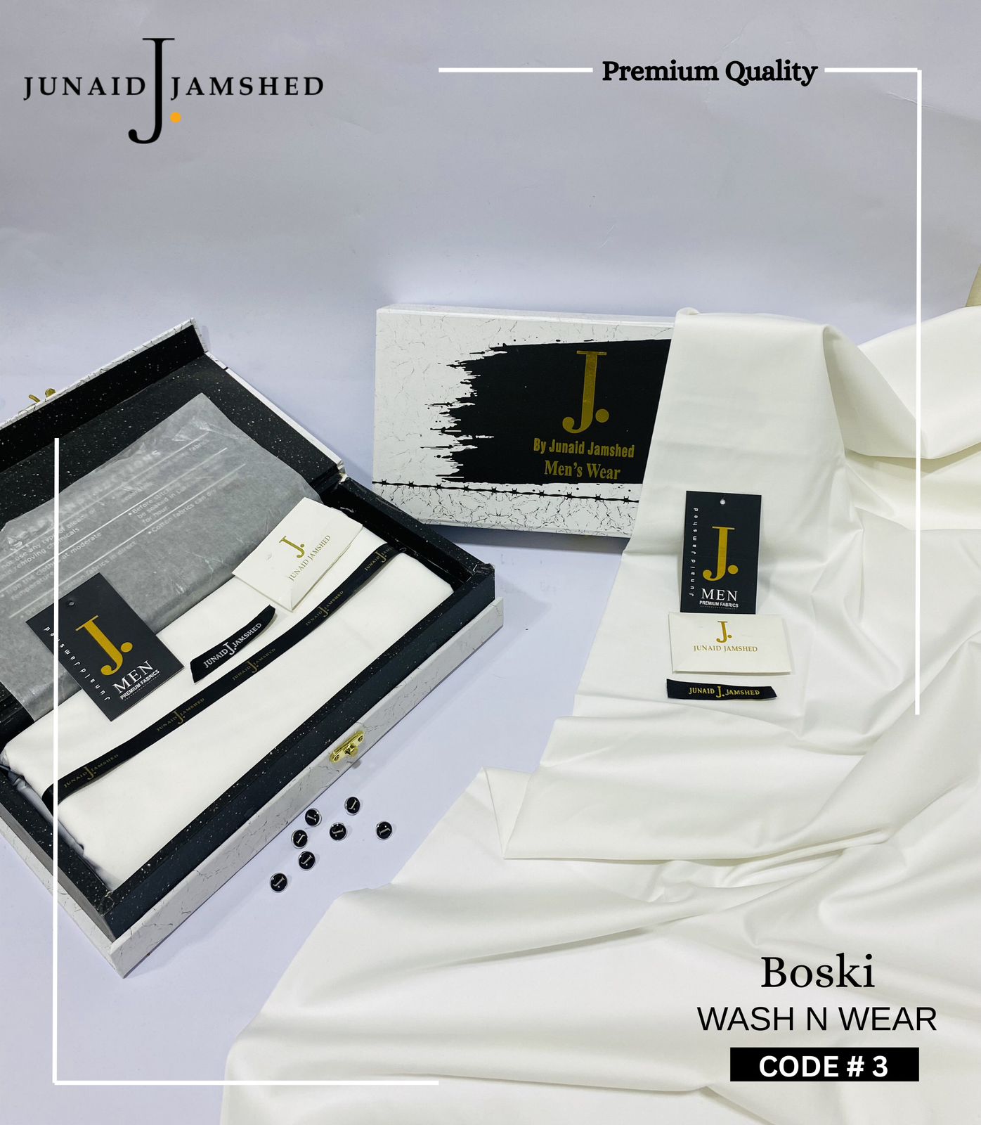 Premium J. Boski Fabric for Men | Luxury Boski D#03