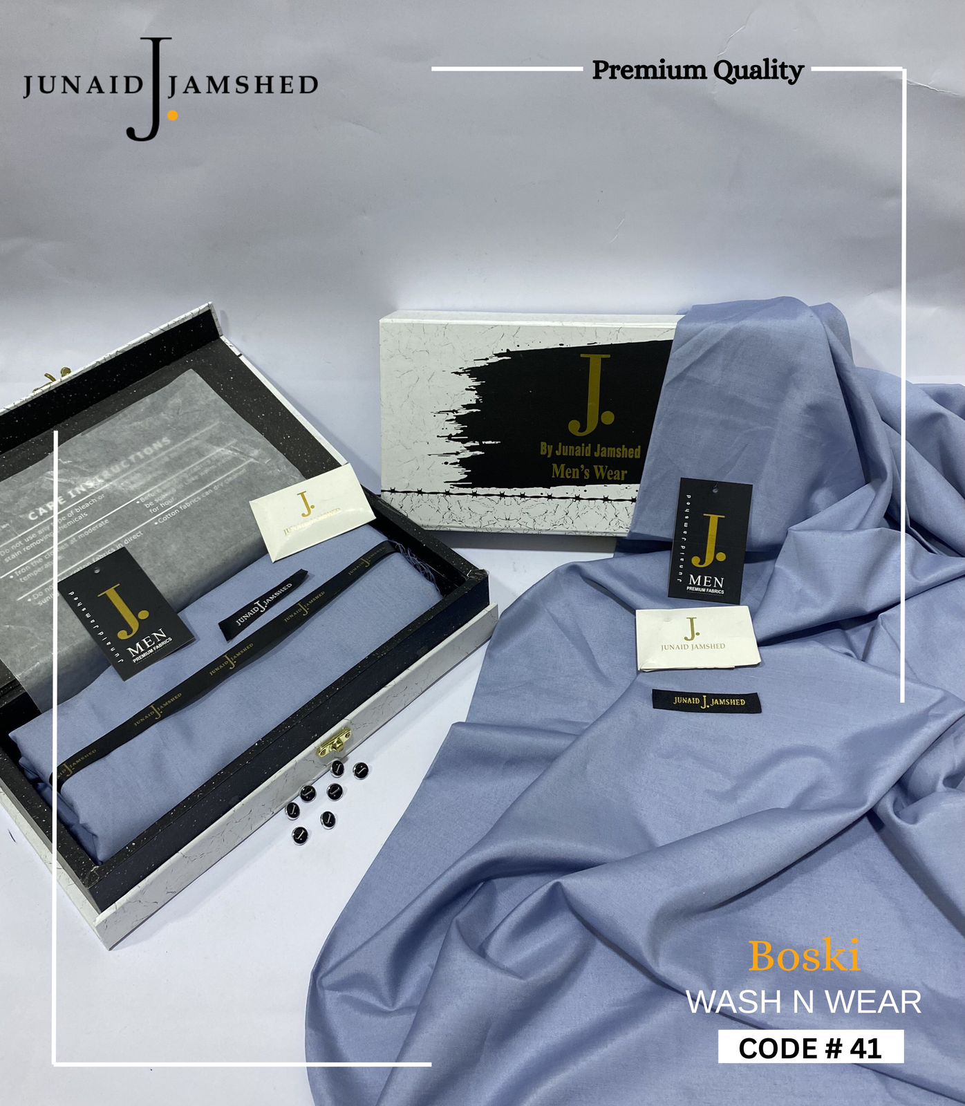 Premium J. Boski Fabric for Men | Luxury Boski D#41