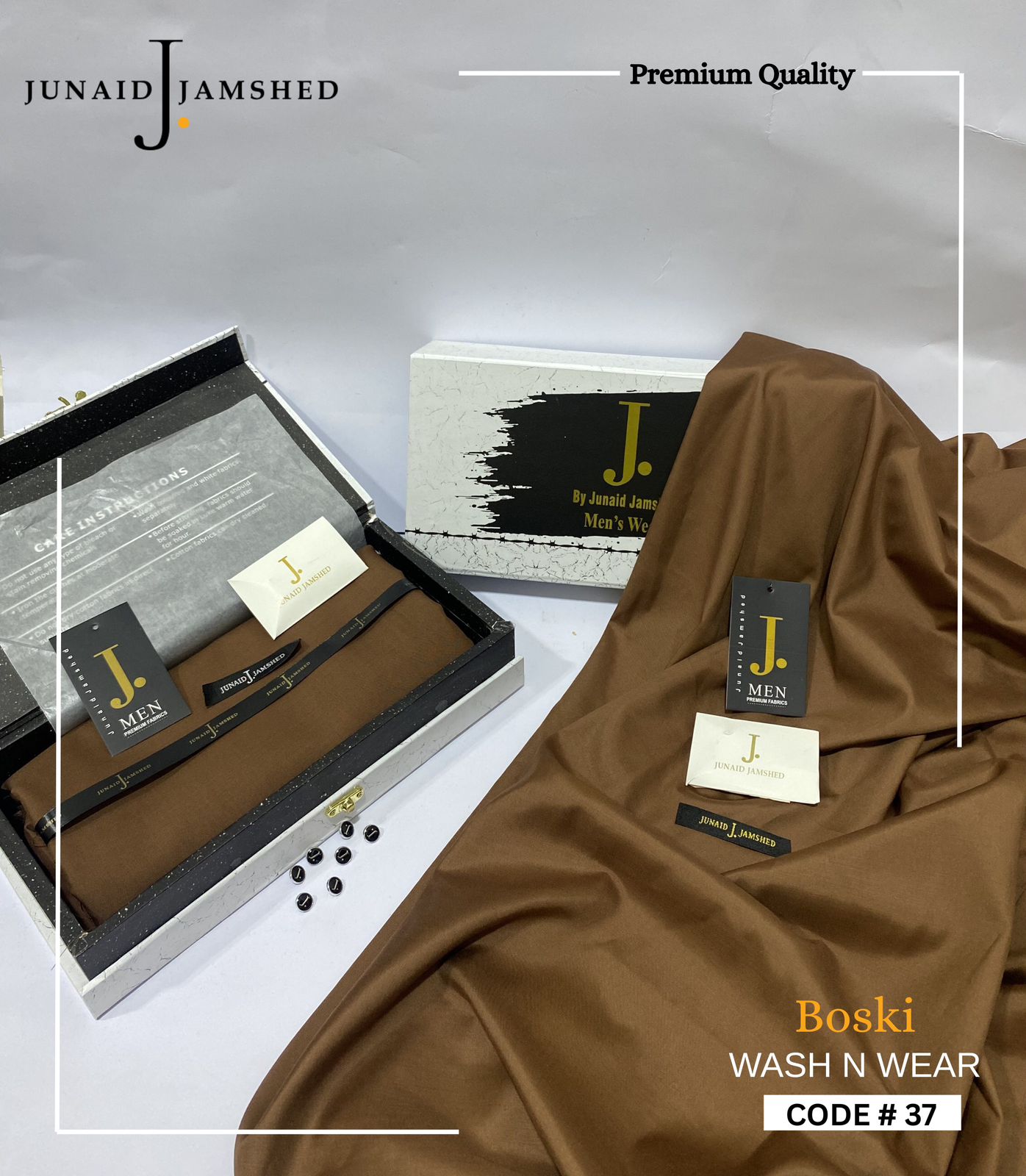Premium J. Boski Fabric for Men | Luxury Boski D#37