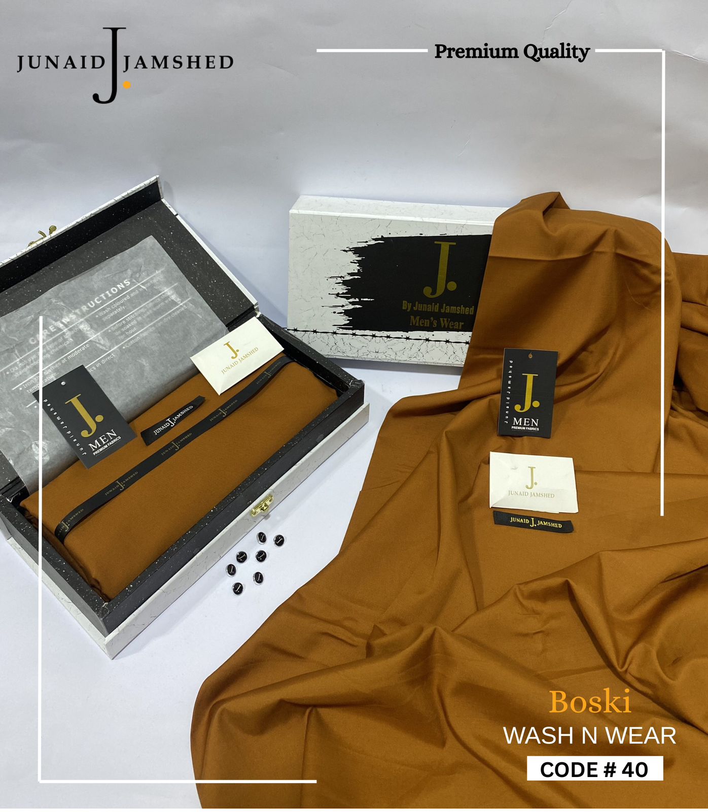 Premium J. Boski Fabric for Men | Luxury Boski D#40