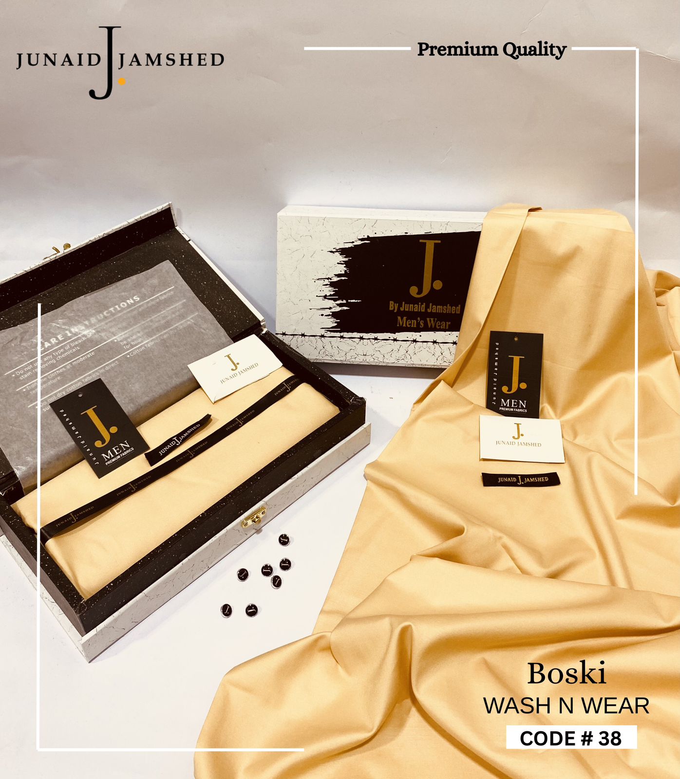 Premium J. Boski Fabric for Men | Luxury Boski D#38