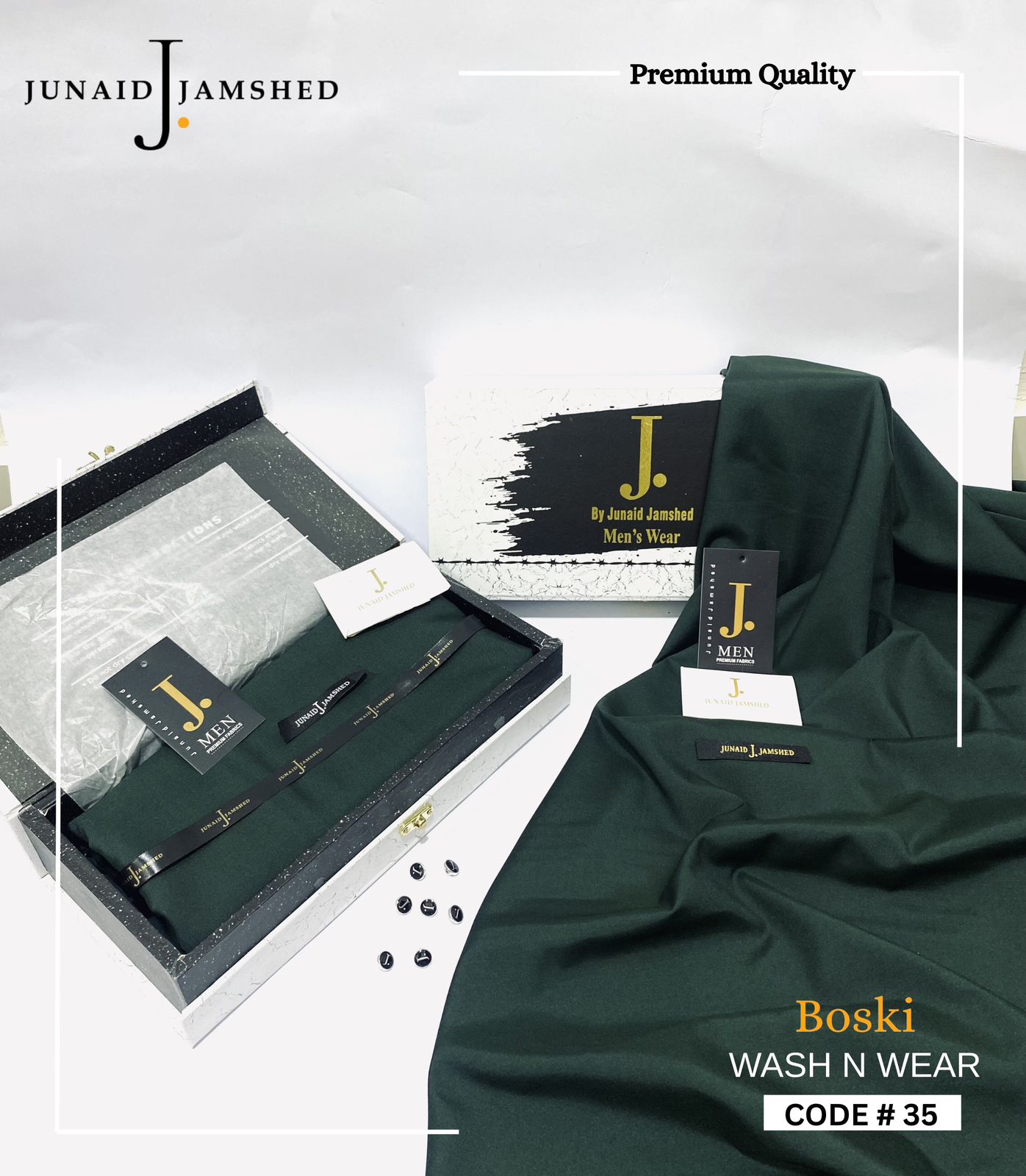 Premium J. Boski Fabric for Men | Luxury Boski D#35