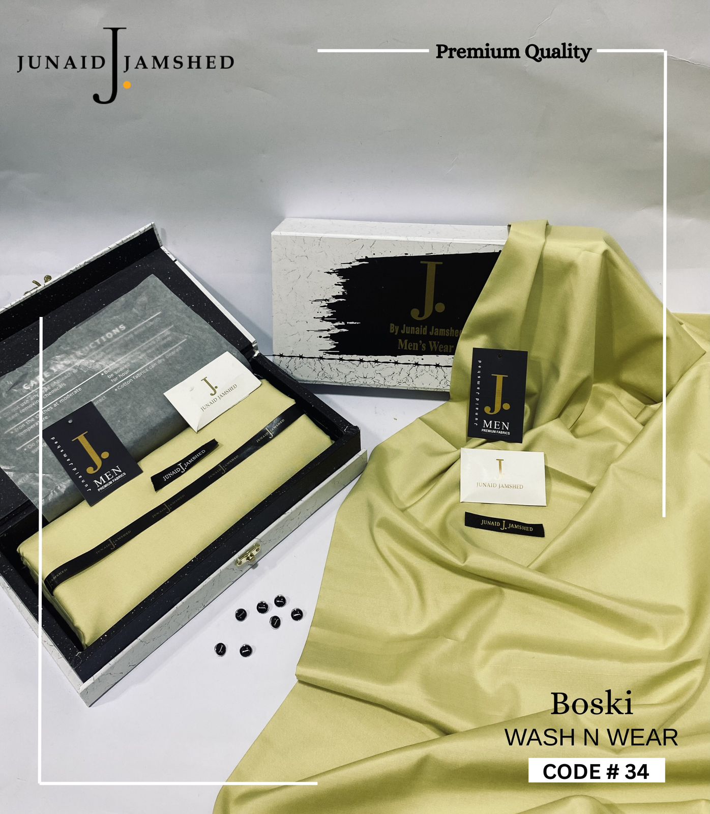 Premium J. Boski Fabric for Men | Luxury Boski D#34