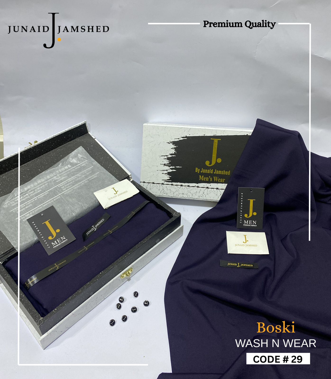 Premium J. Boski Fabric for Men | Luxury Boski D#29