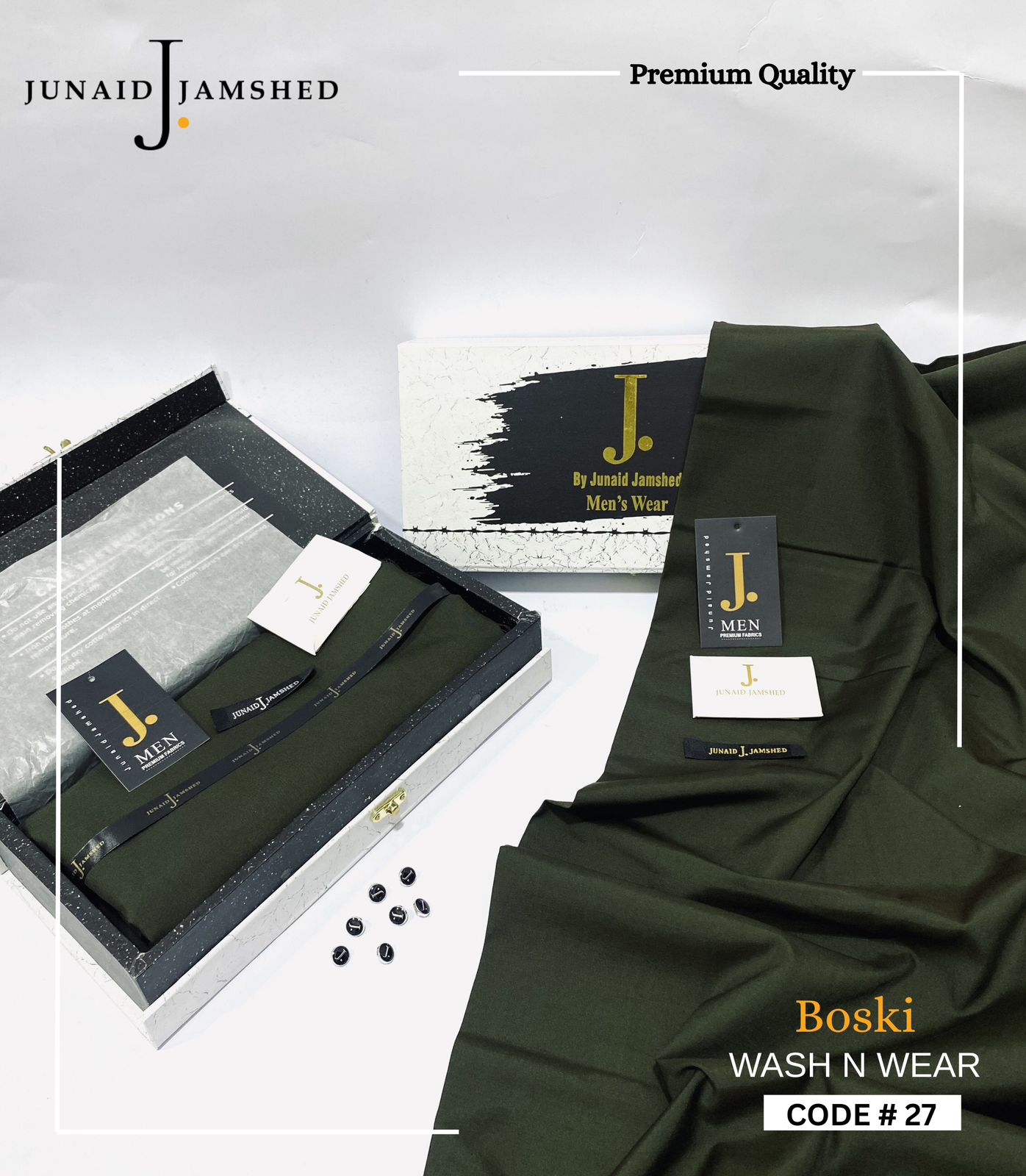 Premium J. Boski Fabric for Men | Luxury Boski D#27