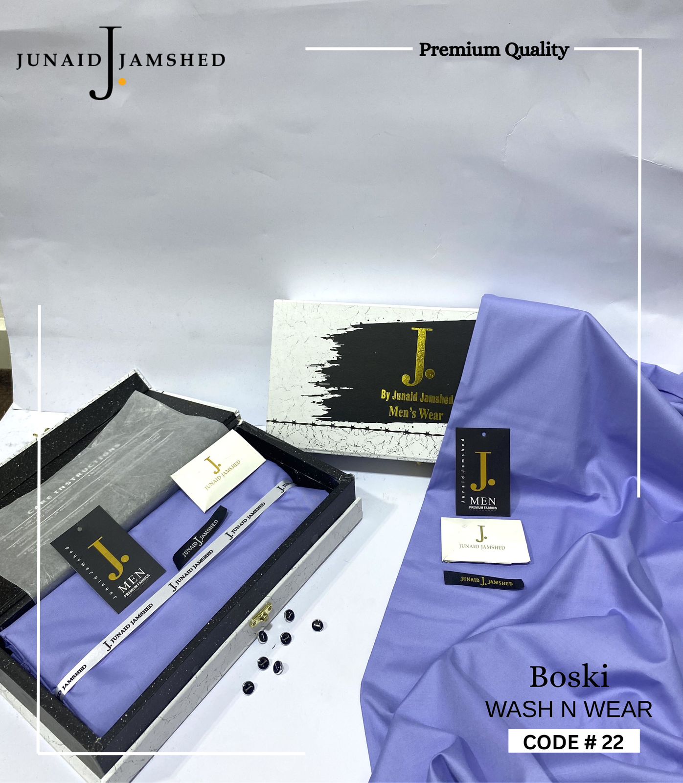 Premium J. Boski Fabric for Men | Luxury Boski D#22