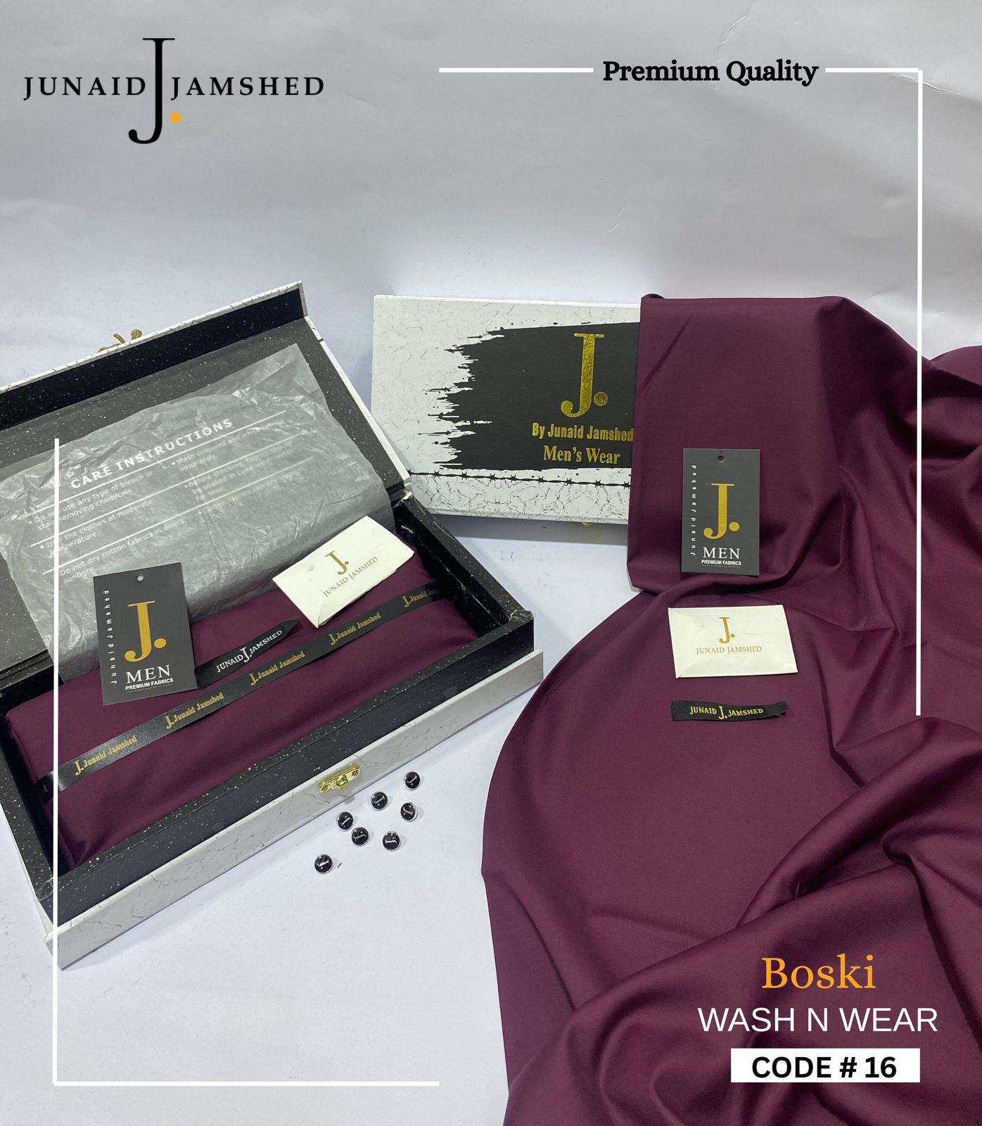 Premium J. Boski Fabric for Men | Luxury Boski D#16