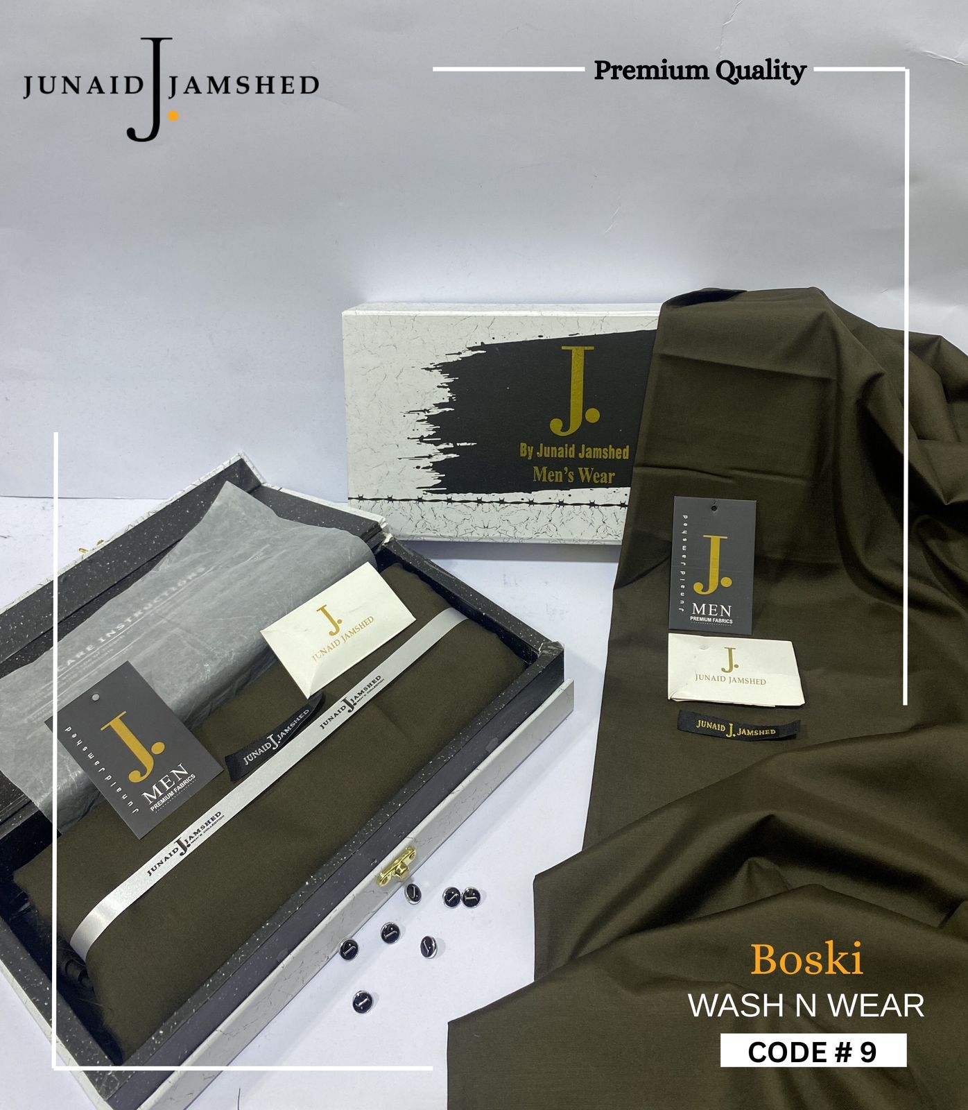 Premium J. Boski Fabric for Men | Luxury Boski D#09