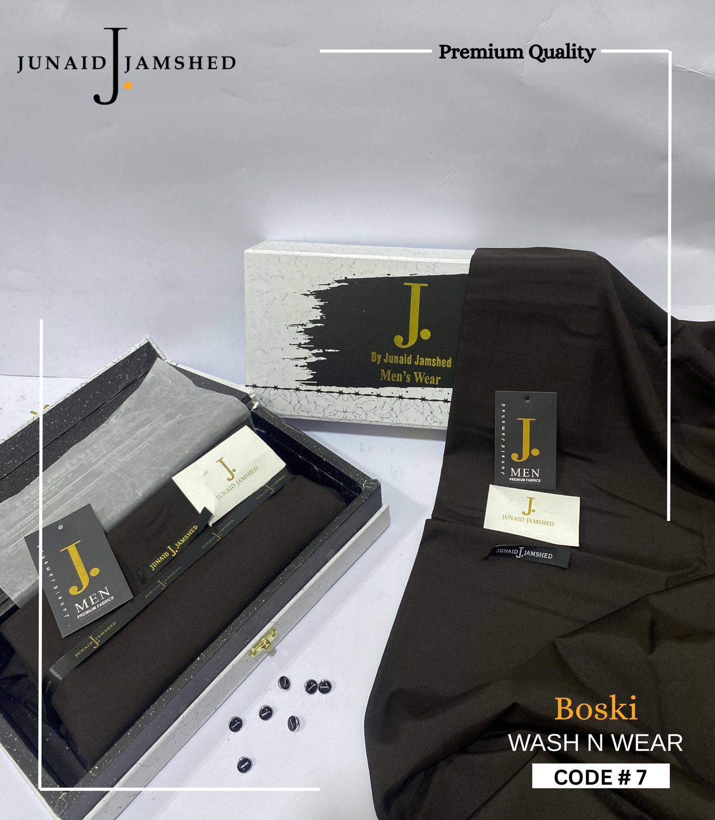 Premium J. Boski Fabric for Men | Luxury Boski D#07