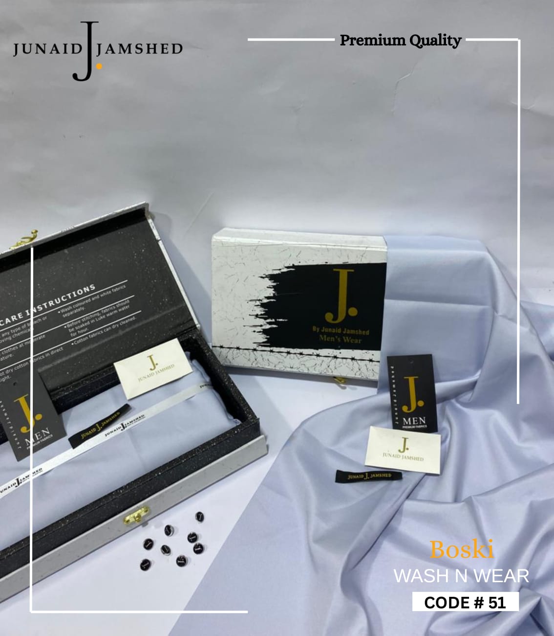 Premium J. Boski Fabric for Men | Luxury Boski D#51